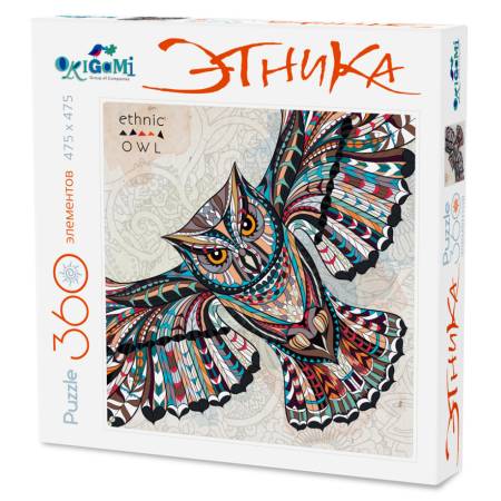 Пазл "Сова" - Оригами 